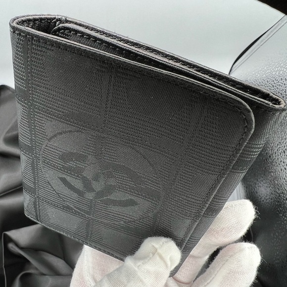 CHANEL Travel Line Tri-Fold Nylon Leather Wallet AT COST! - Picture 7 of 13